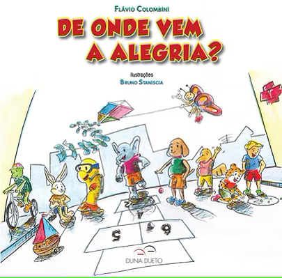 Capa do livro ‘De onde vem a alegria?’