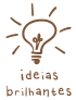 Logo da editora Ideias Brilhantes.